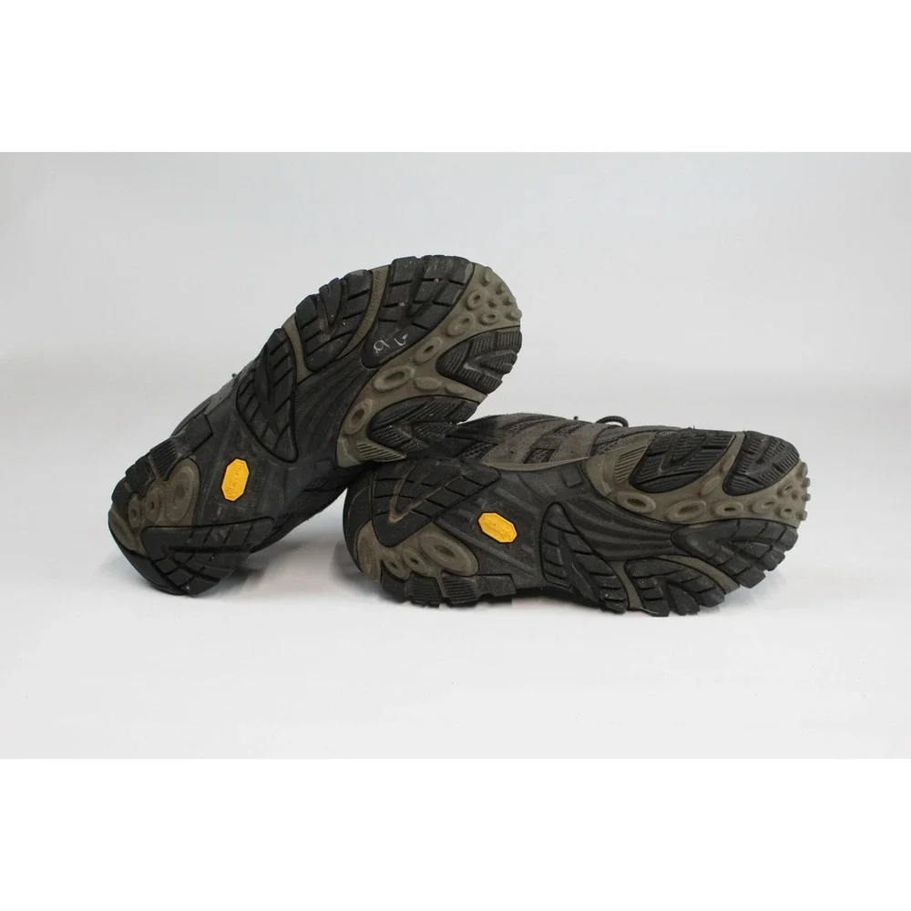 Merrell Vibram Waterproof Men's Hiking Shoes Gray Black Orange US 10.5 J06029W